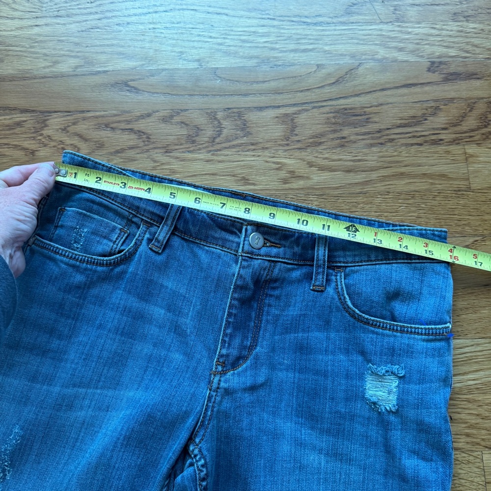 Anthropologie Pilcro hyphen cuffed crop denim jeans 28 - Picture 8 of 10